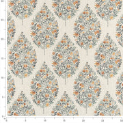 Charlotte - D3338 - Copper - Fabric by the Yard - D3338 - D3338_Ruler