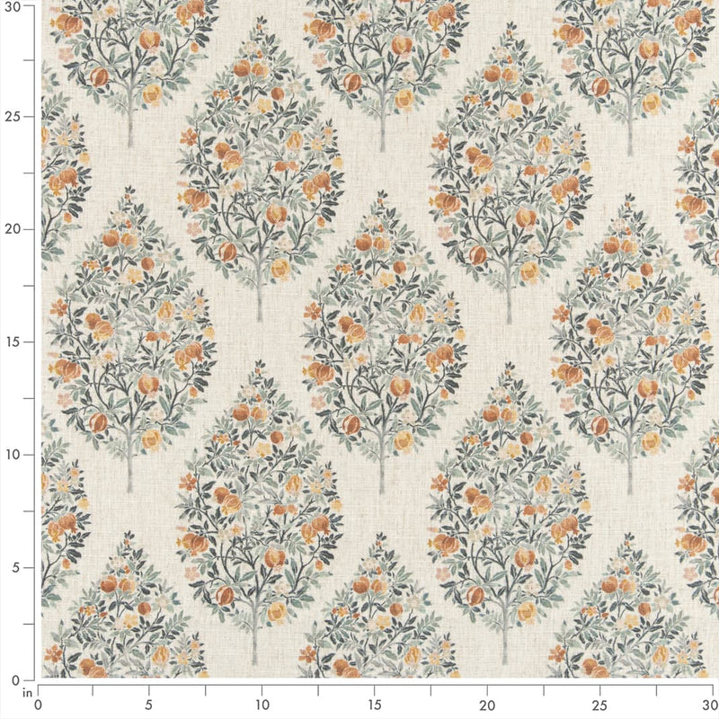 Charlotte - D3338 - Copper - Fabric by the Yard - D3338 - D3338_Ruler