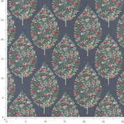 Charlotte - D3341 - Navy - Fabric by the Yard - D3341 - D3341_Ruler