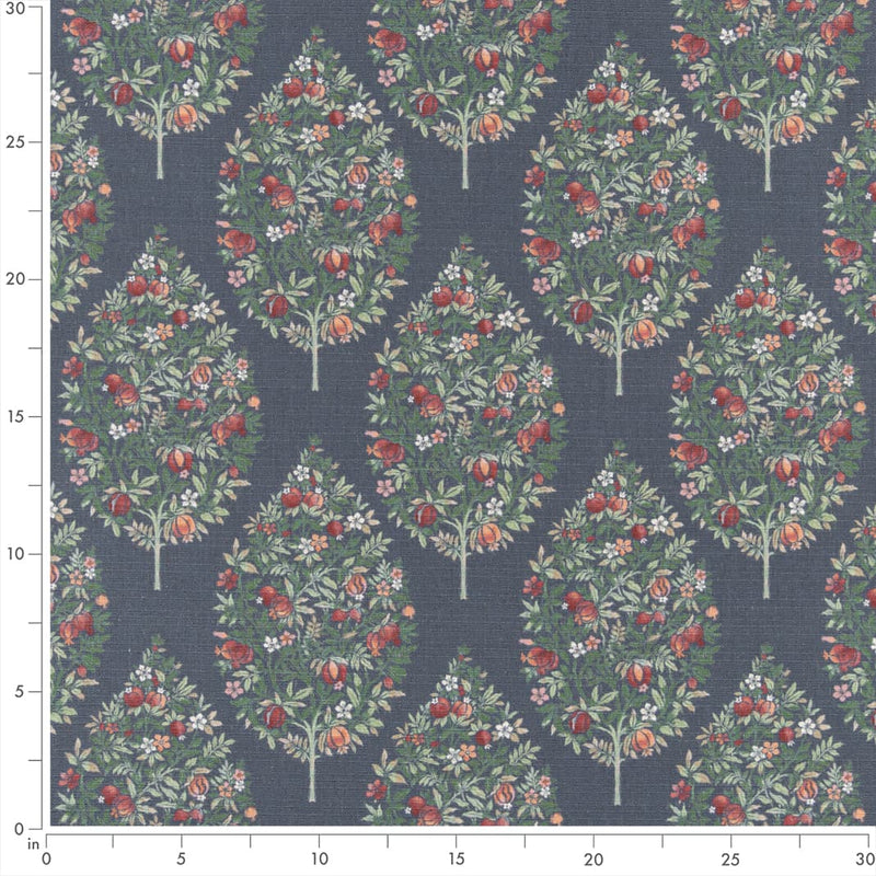 Charlotte - D3341 - Navy - Fabric by the Yard - D3341 - D3341_Ruler