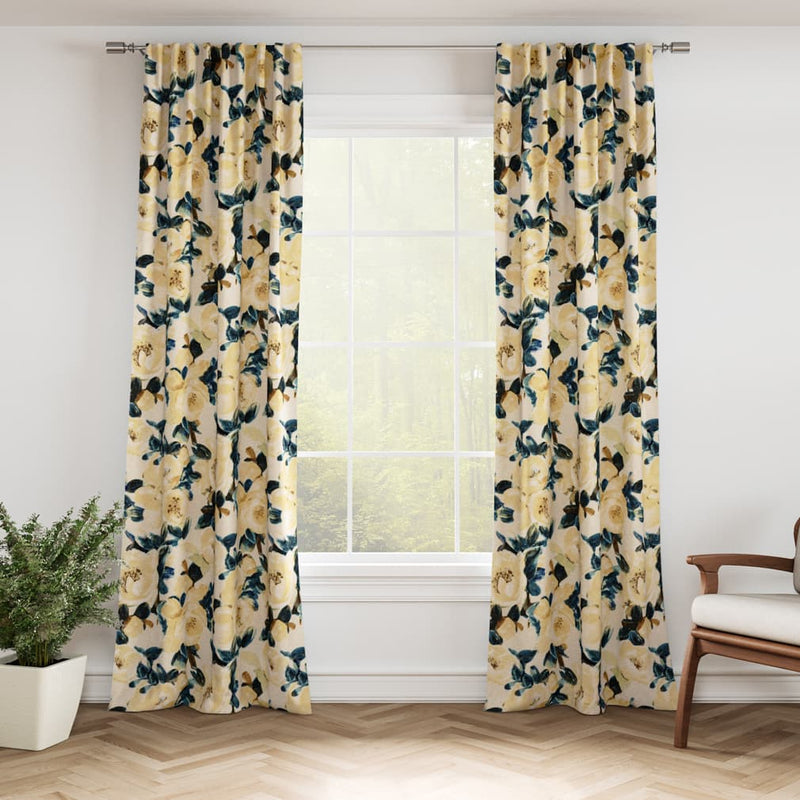 Charlotte - D3343 - Lemon - Fabric by the Yard - D3343 - D3343_Drapery