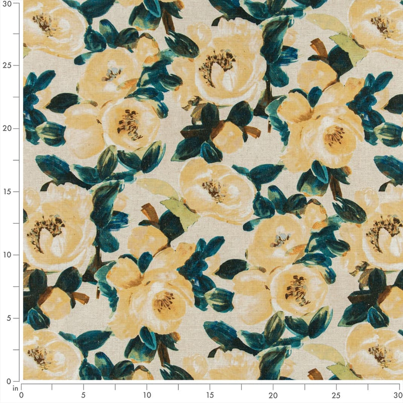 Charlotte - D3343 - Lemon - Fabric by the Yard - D3343 - D3343_Ruler