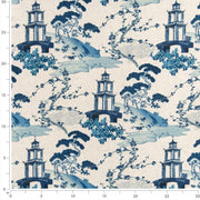 Charlotte - D3352 - Sapphire - Fabric by the Yard - D3352 - D3352_Ruler