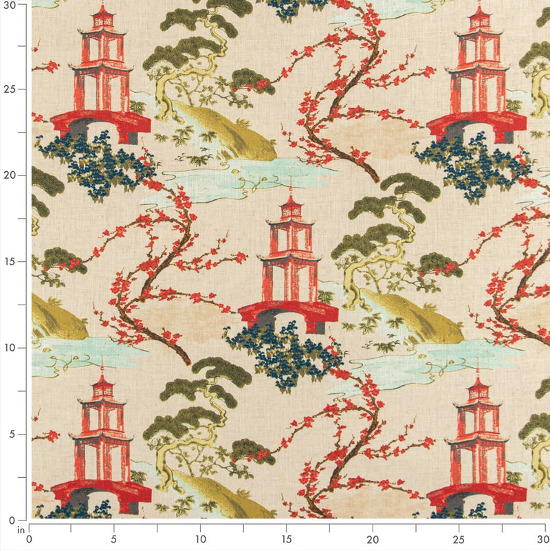 Charlotte - D3353 - Garden - Fabric by the Yard - D3353 - D3353_Ruler