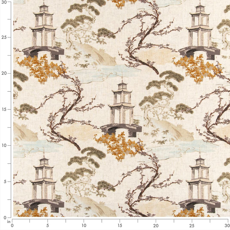 Charlotte - D3354 - Ivory - Fabric by the Yard - D3354 - D3354_Ruler