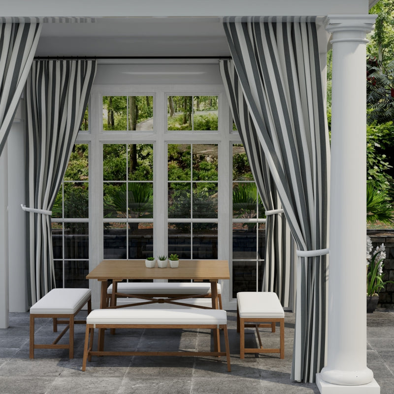 Charlotte - D3479 - Cabana Black - Fabric by the Yard - D3479 - D3479_Drapery