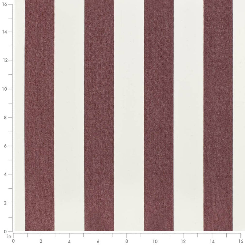Charlotte - D3480 - Cabana Wine - Fabric by the Yard - D3480 - D3480_Ruler
