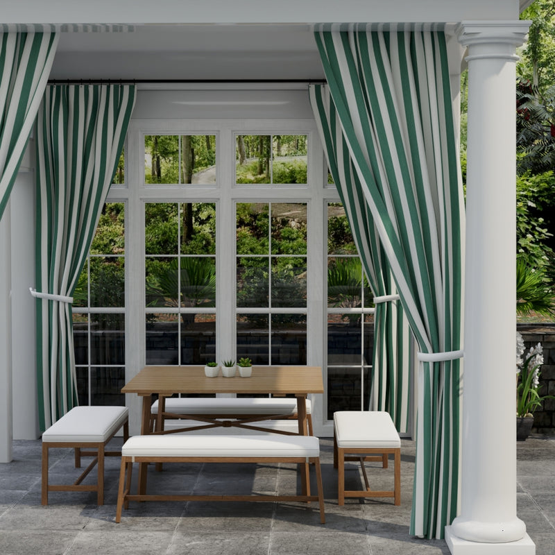 Charlotte - D3482 - Cabana Forest - Fabric by the Yard - D3482 - D3482_Drapery