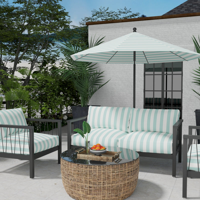 Charlotte - D3483 - Cabana Glacier - Fabric by the Yard - D3483 - D3483_Furniture