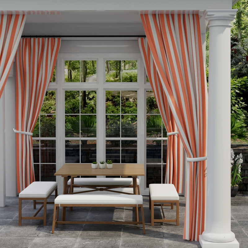 Charlotte - D3488 - Cabana Mandarin - Fabric by the Yard - D3488 - D3488_Drapery
