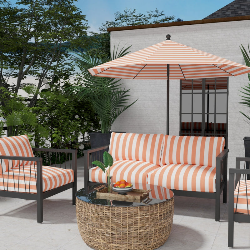 Charlotte - D3488 - Cabana Mandarin - Fabric by the Yard - D3488 - D3488_Furniture