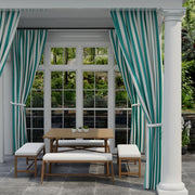 Charlotte - D3490 - Cabana Peacock - Fabric by the Yard - D3490 - D3490_Drapery
