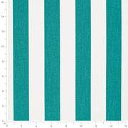 Charlotte - D3490 - Cabana Peacock - Fabric by the Yard - D3490 - D3490_Ruler
