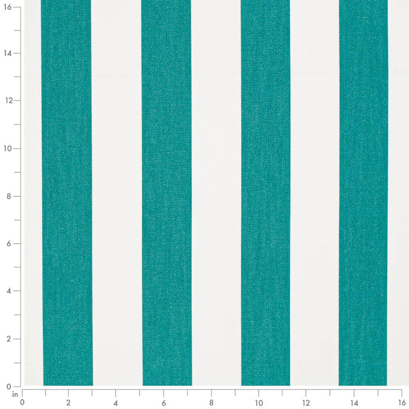 Charlotte - D3490 - Cabana Peacock - Fabric by the Yard - D3490 - D3490_Ruler