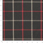 Charlotte - D3504 - Oxblood - Fabric by the Yard - D3504 - D3504_Ruler
