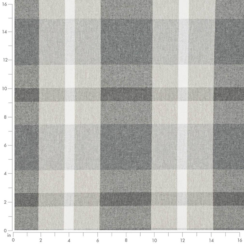 Charlotte - D3514 - Carbon - Fabric by the Yard - D3514 - D3514_Ruler