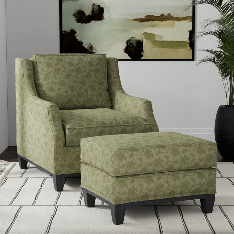 Charlotte - D3556 - Olive Floral - Fabric by the Yard - D3556 - D3556_Furniture