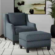 Charlotte - D3557 - Indigo Diamond - Fabric by the Yard - D3557 - D3557_Furniture