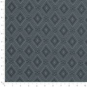 Charlotte - D3557 - Indigo Diamond - Fabric by the Yard - D3557 - D3557_Ruler