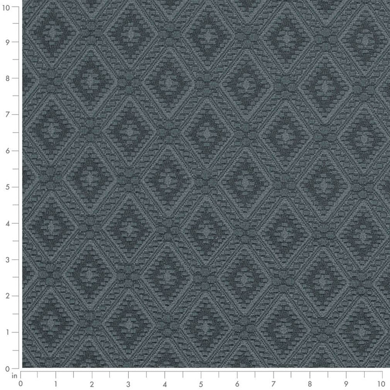 Charlotte - D3557 - Indigo Diamond - Fabric by the Yard - D3557 - D3557_Ruler