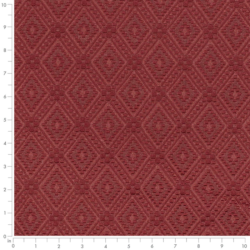 Charlotte - D3561 - Red Diamond - Fabric by the Yard - D3561 - D3561_Ruler