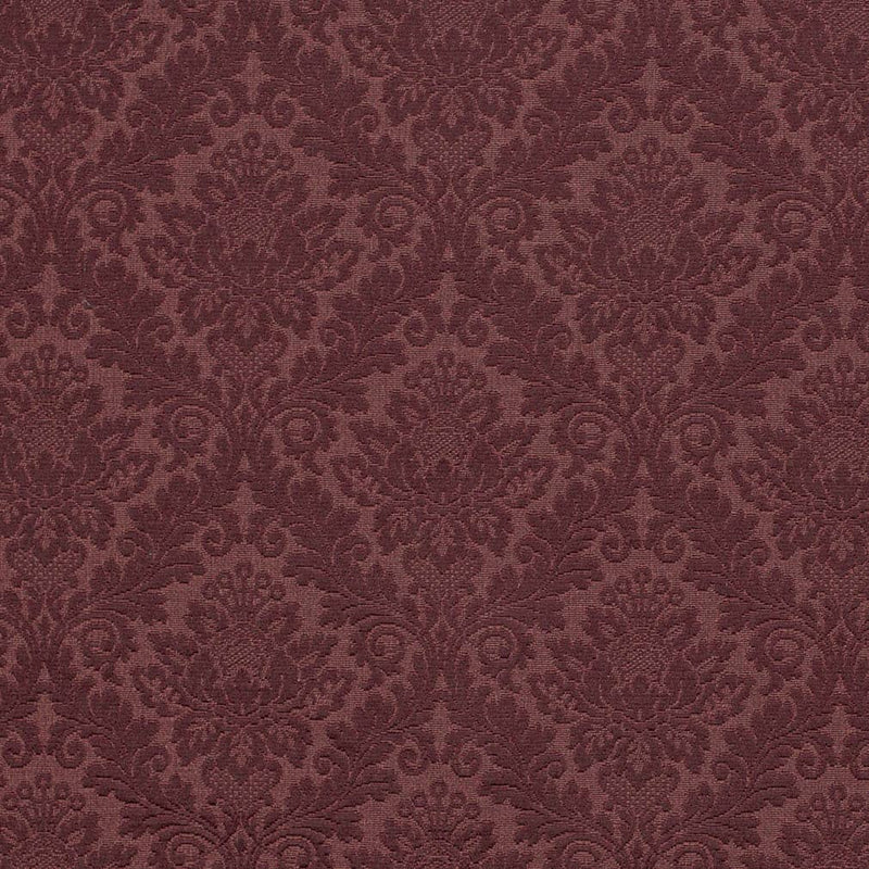 Charlotte - D3565 - Merlot Damask - Fabric by the Yard Merlot Damask