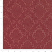 Charlotte - D3567 - Red Damask - Fabric by the Yard - D3567 - D3567_Ruler