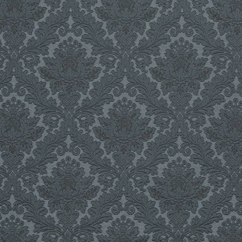 Charlotte - D3568 - Indigo Damask - Fabric by the Yard Indigo Damask