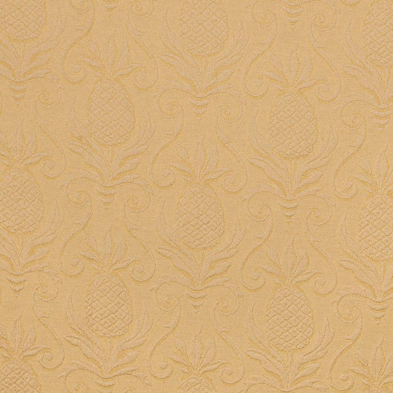 Charlotte - D3571 - Gold Pineapple - Fabric by the Yard Gold Pineapple