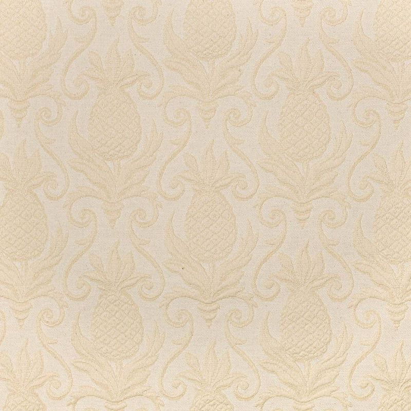 Charlotte - D3573 - Cream Pineapple - Fabric by the Yard Cream Pineapple