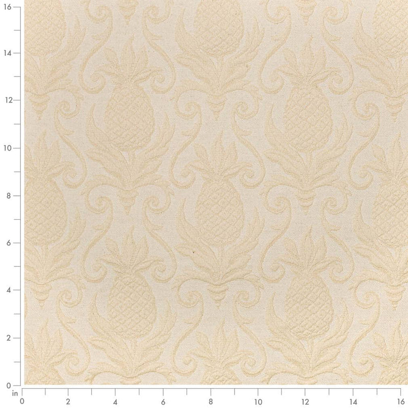 Charlotte - D3573 - Cream Pineapple - Fabric by the Yard - D3573 - D3573_Ruler