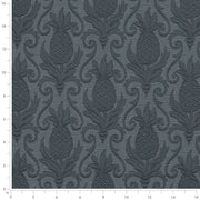 Charlotte - D3575 - Indigo Pineapple - Fabric by the Yard - D3575 - D3575_Ruler
