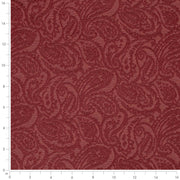 Charlotte - D3581 - Red Paisley - Fabric by the Yard - D3581 - D3581_Ruler