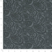 Charlotte - D3582 - Indigo Paisley - Fabric by the Yard - D3582 - D3582_Ruler