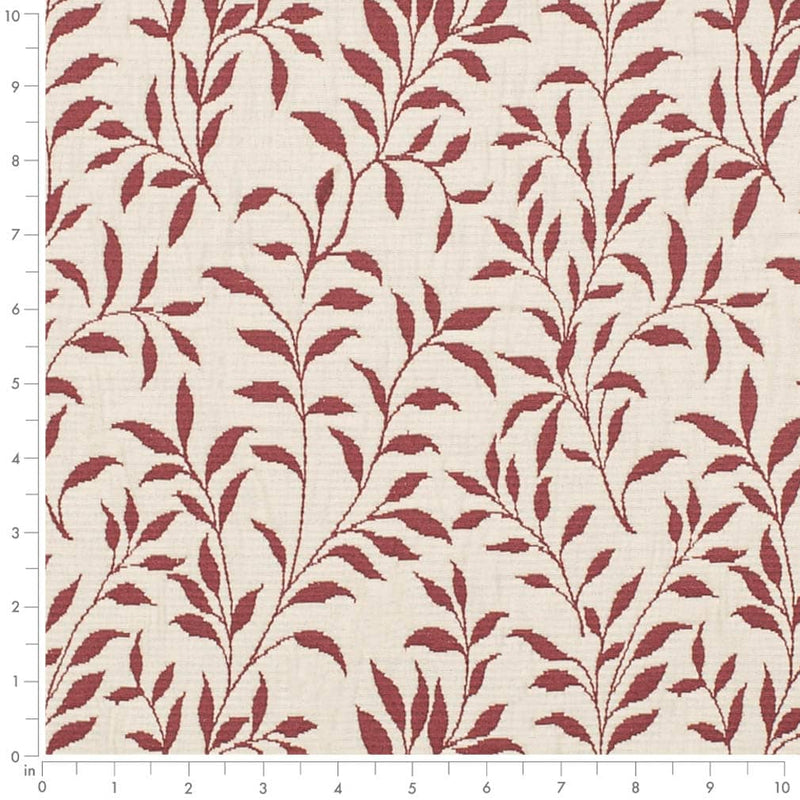 Charlotte - D3585 - Ruby Vine - Fabric by the Yard - D3585 - D3585_Ruler