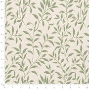 Charlotte - D3586 - Green Vine - Fabric by the Yard - D3586 - D3586_Ruler