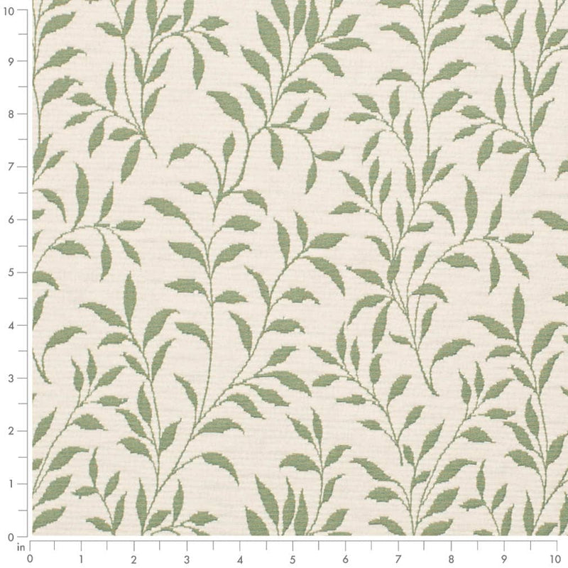 Charlotte - D3586 - Green Vine - Fabric by the Yard - D3586 - D3586_Ruler
