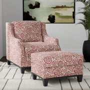Charlotte - D3590 - Ruby Bloom - Fabric by the Yard - D3590 - D3590_Furniture