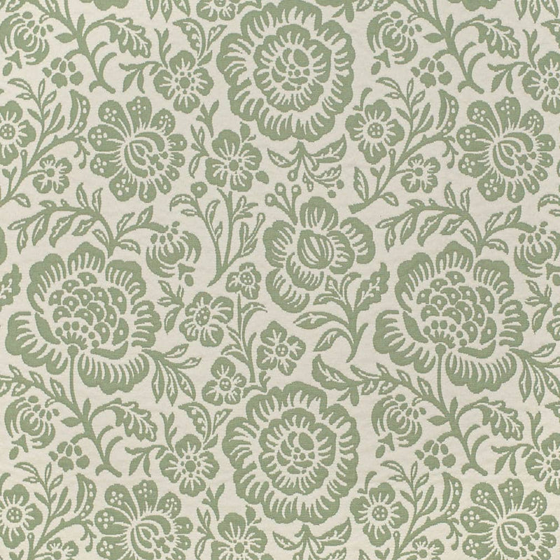 Charlotte - D3591 - Green Bloom - Fabric by the Yard Green Bloom