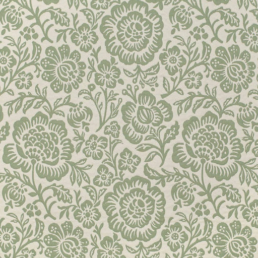 Charlotte - D3591 - Green Bloom - Fabric by the Yard Green Bloom