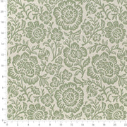 Charlotte - D3591 - Green Bloom - Fabric by the Yard - D3591 - D3591_Ruler