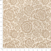 Charlotte - D3594 - Tan Bloom - Fabric by the Yard - D3594 - D3594_Ruler
