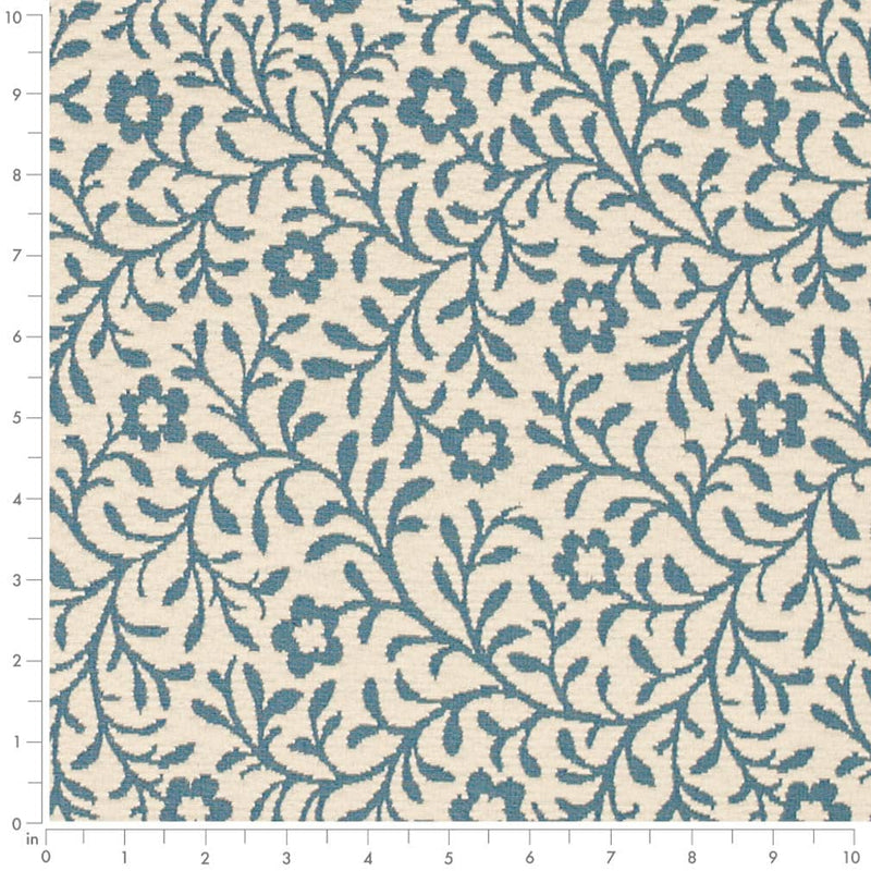 Charlotte - D3597 - Blue Petite - Fabric by the Yard - D3597 - D3597_Ruler