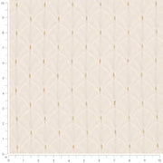 Charlotte - D4034 - Ivory Olivia - Fabric by the Yard - D4034 - D4034_Ruler