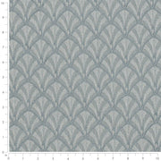 Charlotte - D4037 - Azure Olivia - Fabric by the Yard - D4037 - D4037_Ruler
