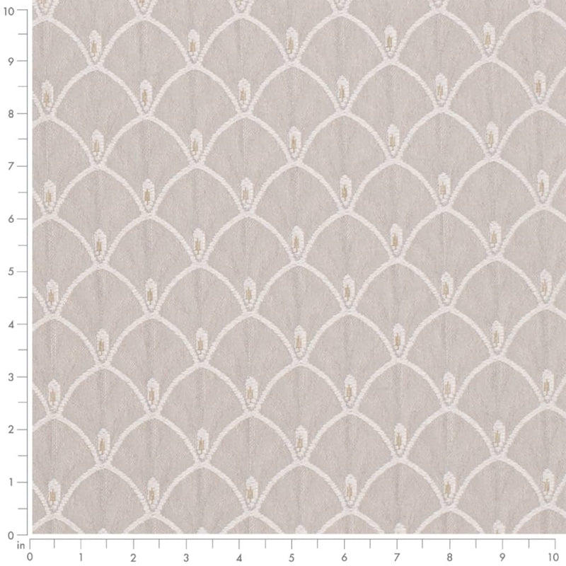 Charlotte - D4038 - Taupe Olivia - Fabric by the Yard - D4038 - D4038_Ruler
