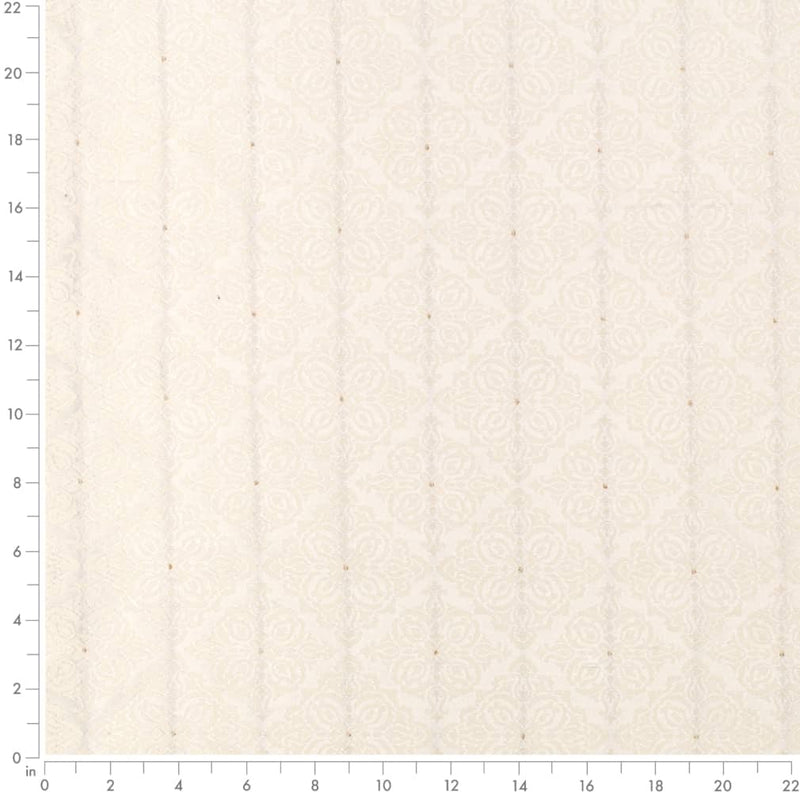 Charlotte - D4050 - Ivory Elsa - Fabric by the Yard - D4050 - D4050_Ruler