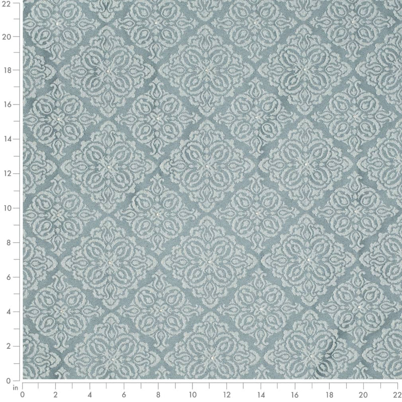 Charlotte - D4051 - Azure Elsa - Fabric by the Yard - D4051 - D4051_Ruler