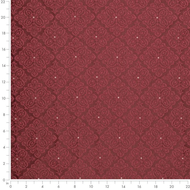 Charlotte - D4052 - Garnet Elsa - Fabric by the Yard - D4052 - D4052_Ruler