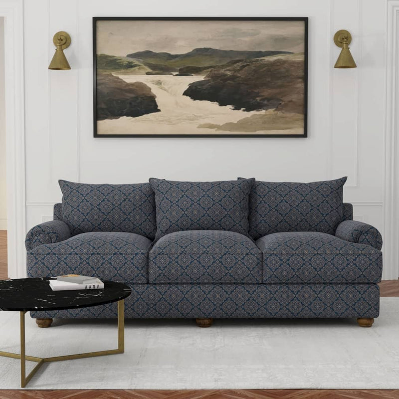 Charlotte - D4053 - Navy Elsa - Fabric by the Yard - D4053 - D4053_Furniture